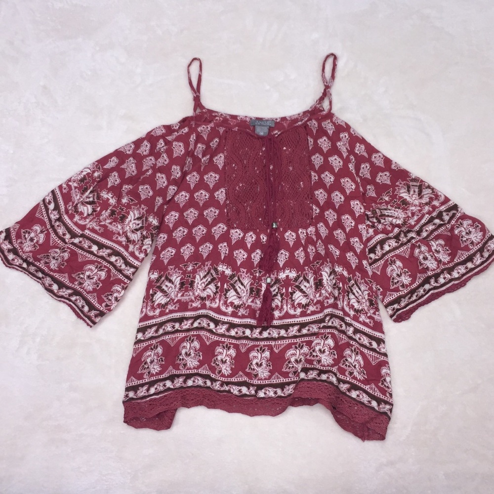 Off the Shoulder Crochet Top